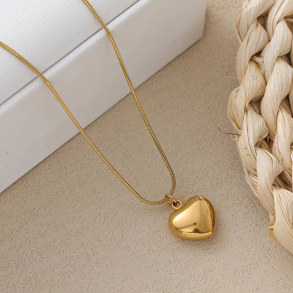 18K Gold-Plated Anti Tarnish Eternal Glow Heart Themed Pendant