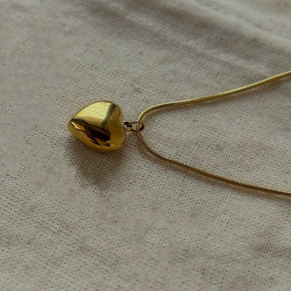 18K Gold-Plated Anti Tarnish Eternal Glow Heart Themed Pendant