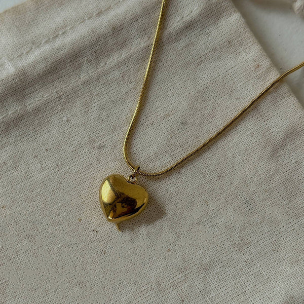 18K Gold-Plated Anti Tarnish Eternal Glow Heart Themed Pendant
