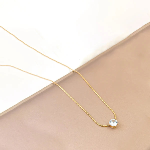 Gold Plated Stainless Steel Anti Tarnish Stone Studded Hexagonal Pendant