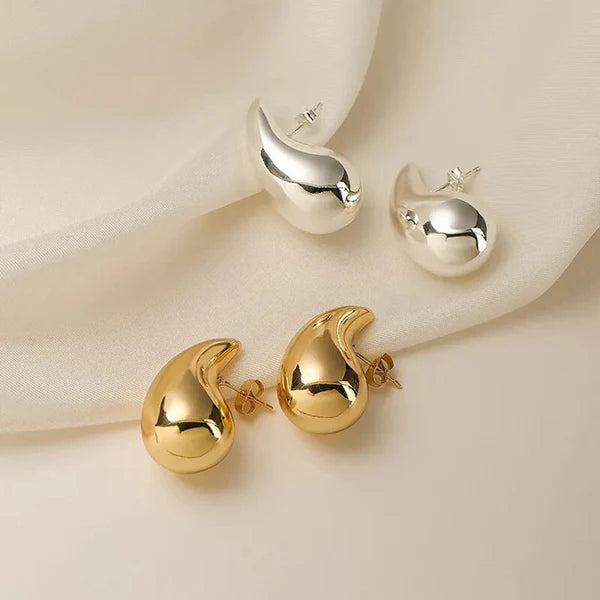 Gold & Silver Plated Honey Drop Earrings