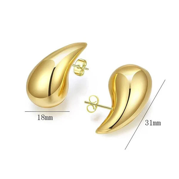 Gold & Silver Plated Honey Drop Earrings