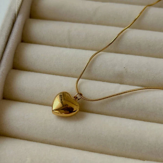 18K Gold-Plated Anti Tarnish Eternal Glow Heart Themed Pendant