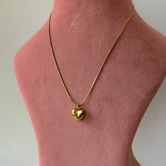 18K Gold-Plated Anti Tarnish Eternal Glow Heart Themed Pendant